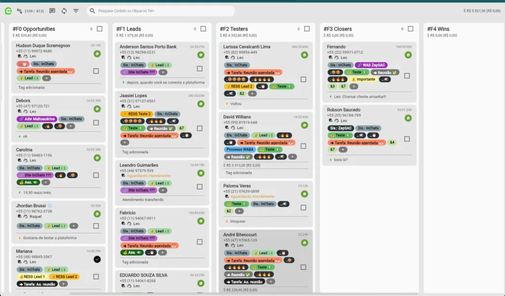 CRM para WhatsApp Kanbam 1