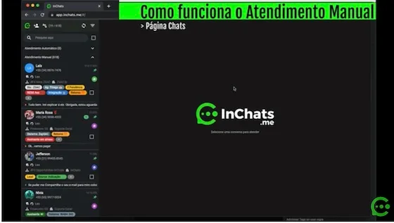 como funciona o inchats