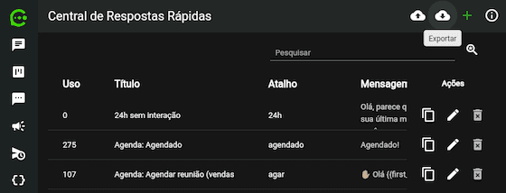 Respostas Rápidas baixáveis