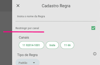 Retringir por canal de WhatsApp