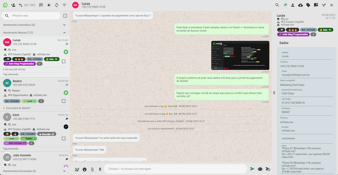 Sistema para WhatsApp